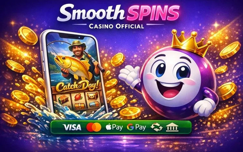 Smooth Spins payment methods overview page